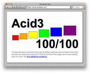 WebKit passing Acid3