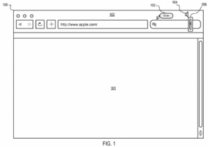 Safari browser with audio controls mockup