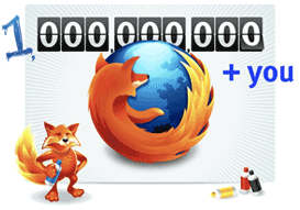 One Billion Firefox Downloads